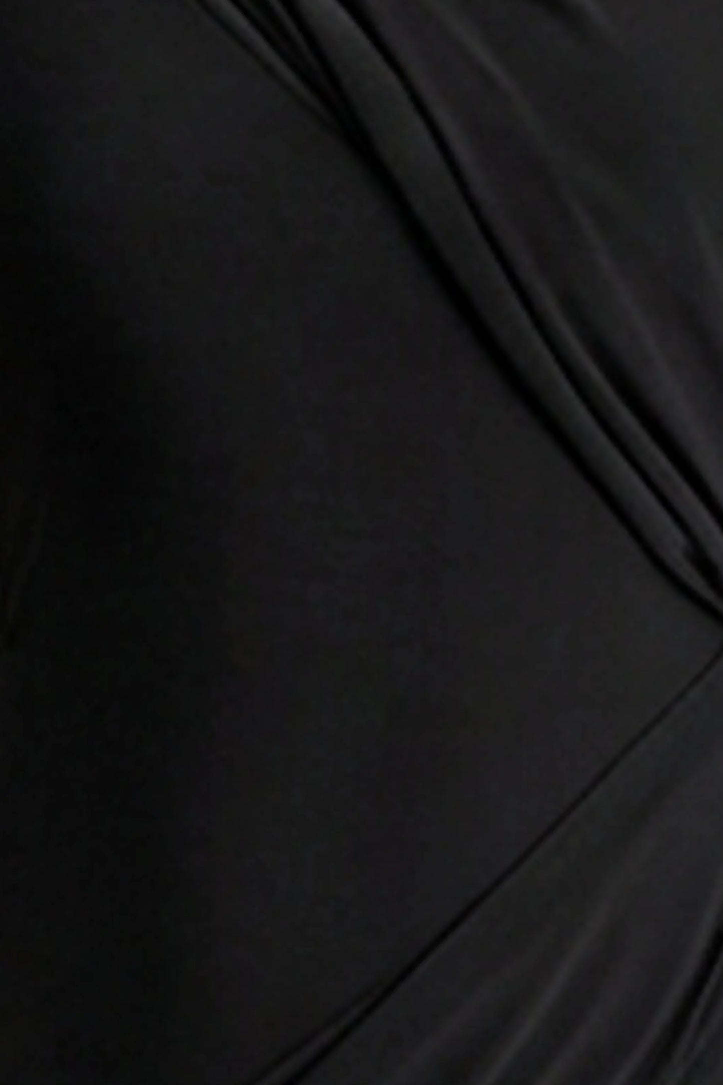 Aphra Black High Neck Maxi Dress With Cape Sleeve