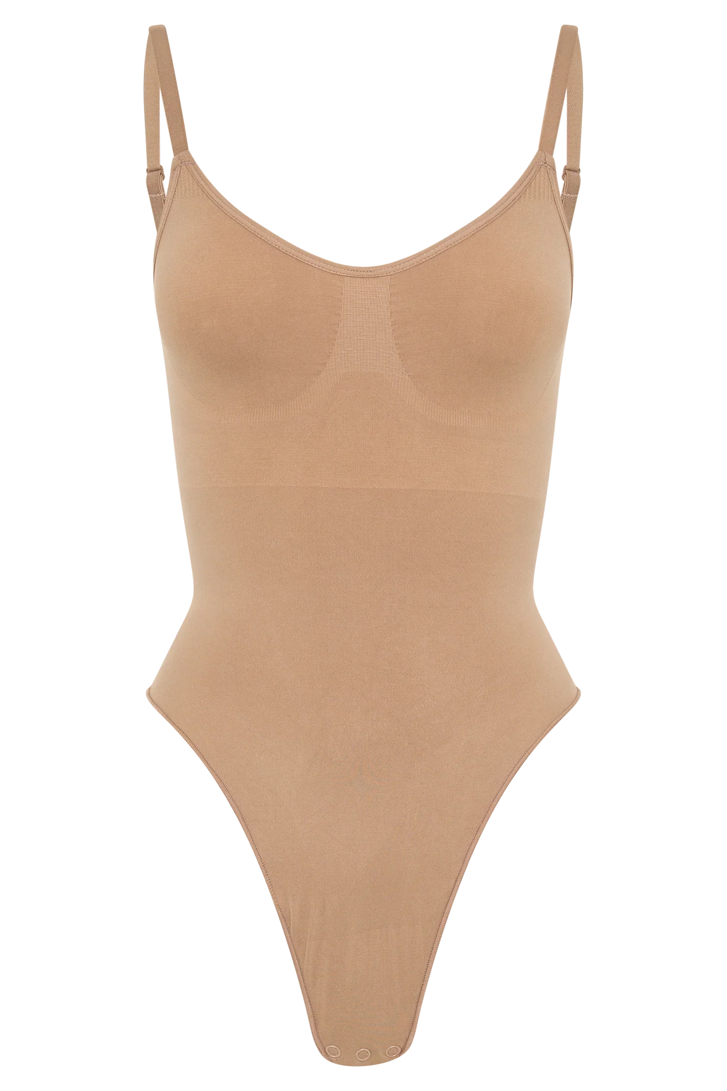 Alyssa Backless Shapewear Bodysuit Latte