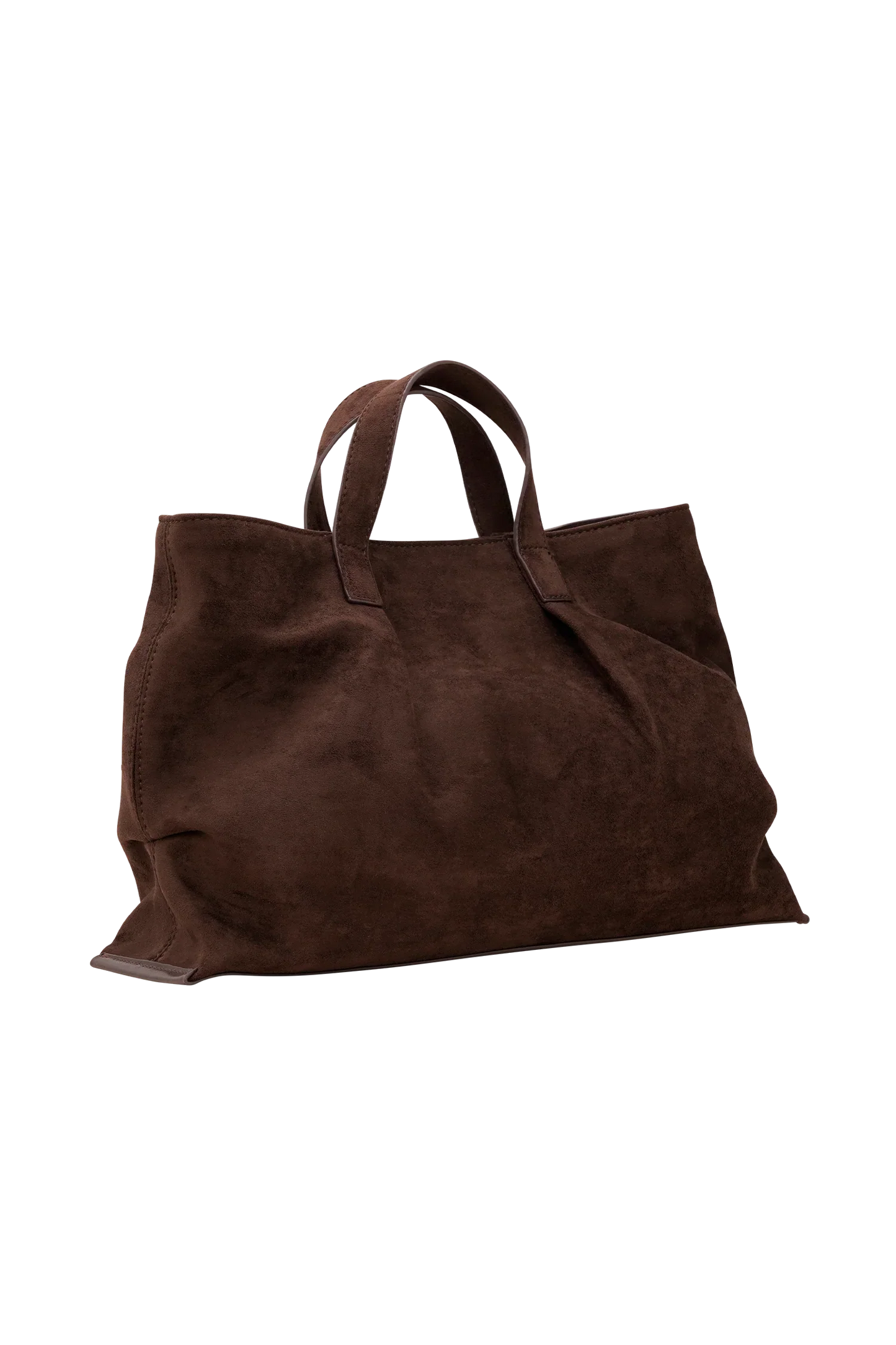 Baylor Faux Suede Bag Chocolate