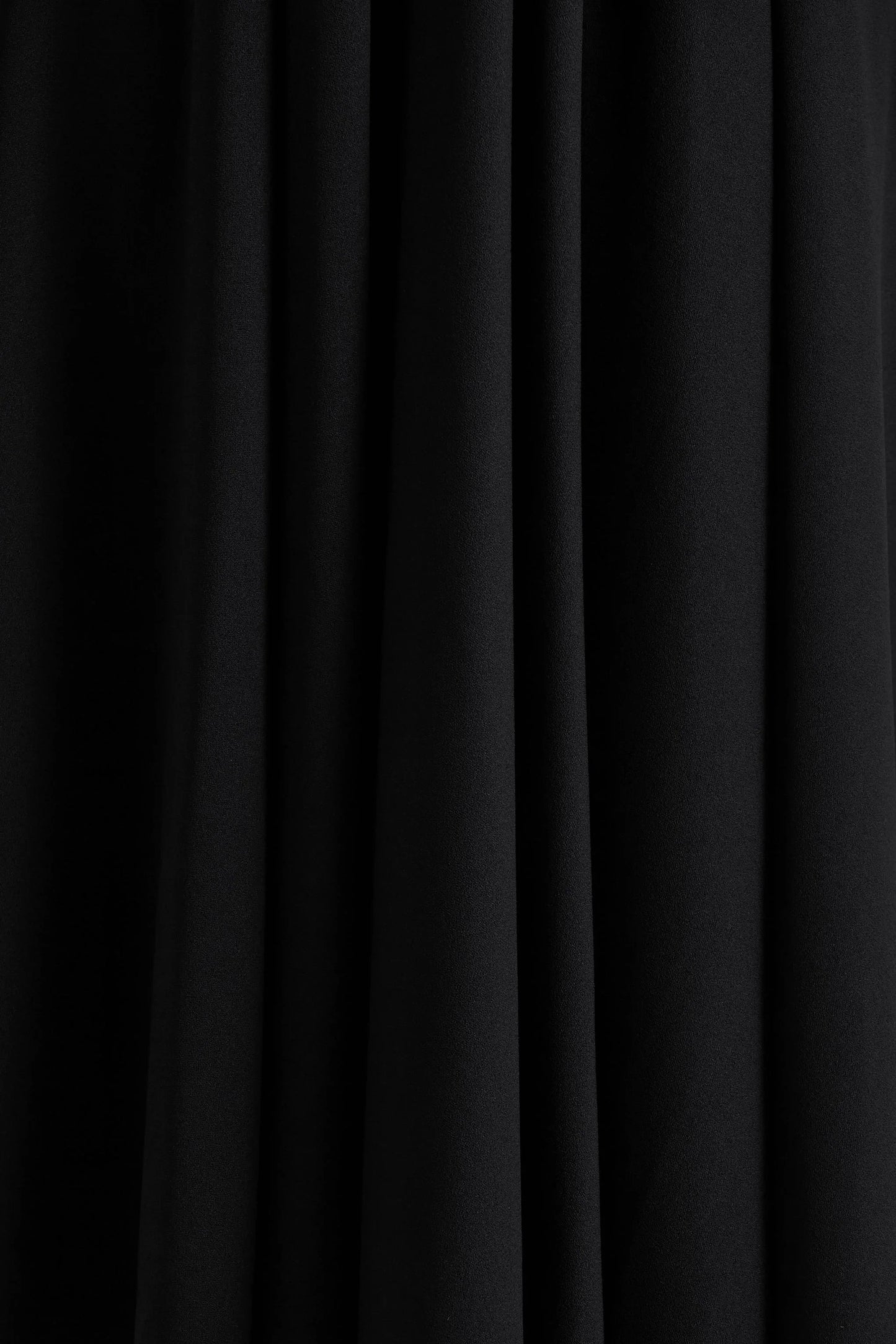 Alison Black Square Neck A Line Midi Dress