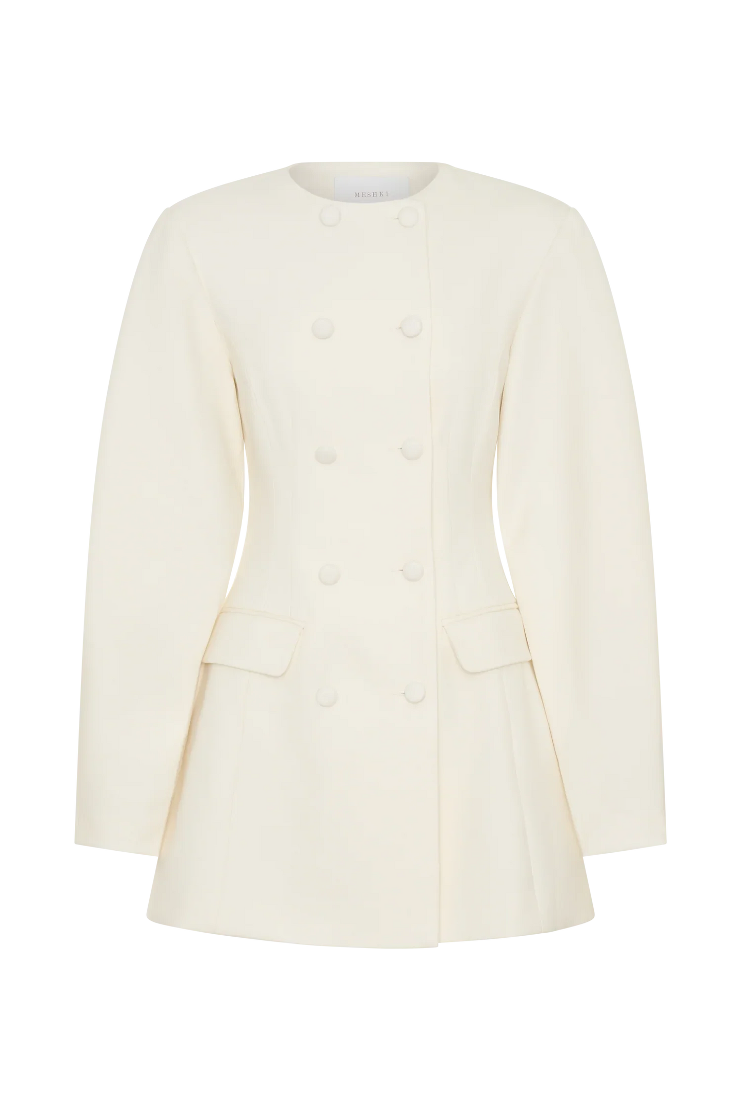Beatrice Blazer Mini Dress Ivory