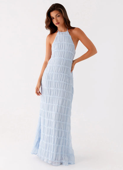 Aullie Maxi Dress Blue