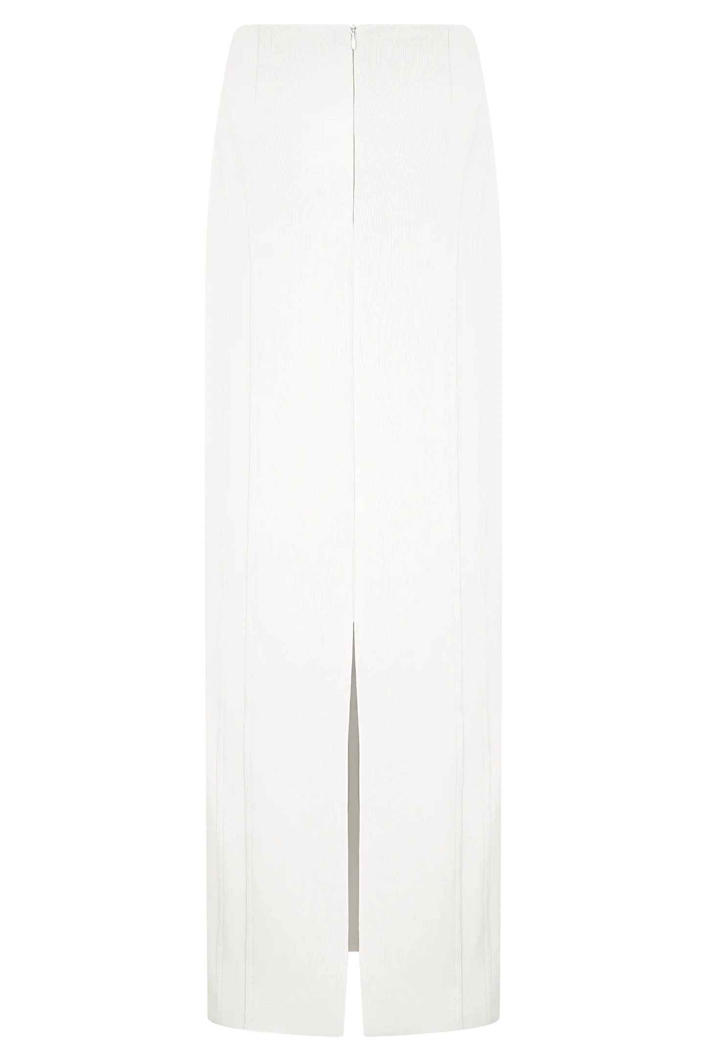 Alma High Waist Maxi Skirt White