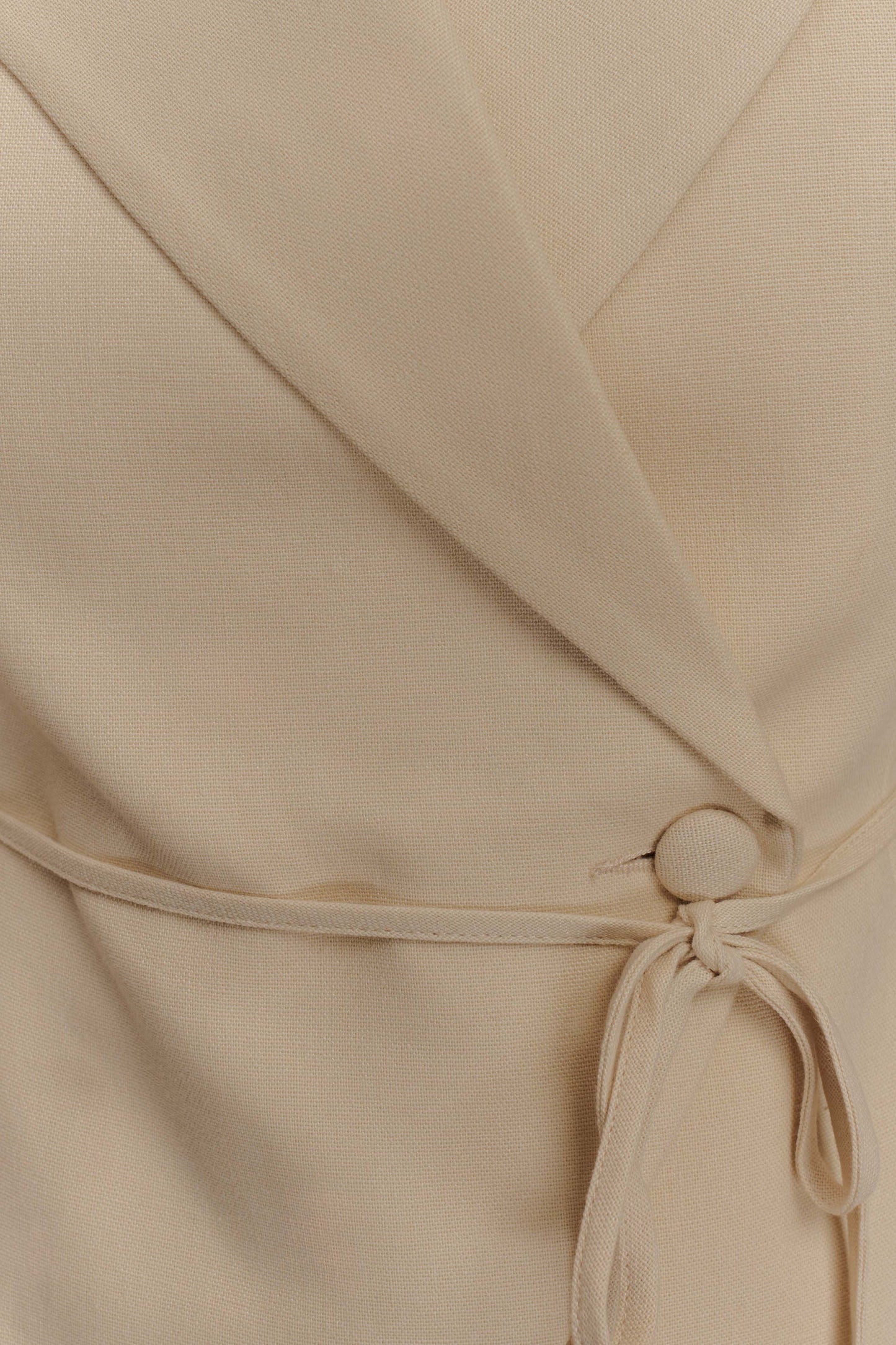 Andina Shortsleeve Linen Top Natural Beige