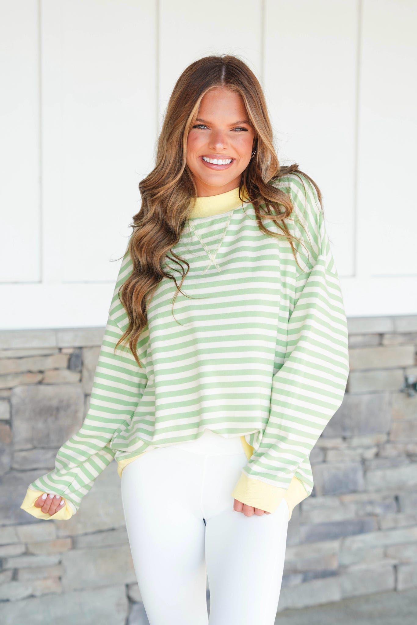 In This Moment Mock Neck Sweatshirt