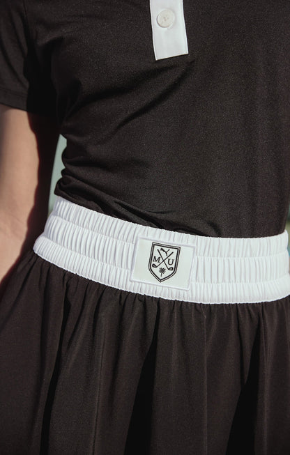 Par Skort ~ Pitch Black