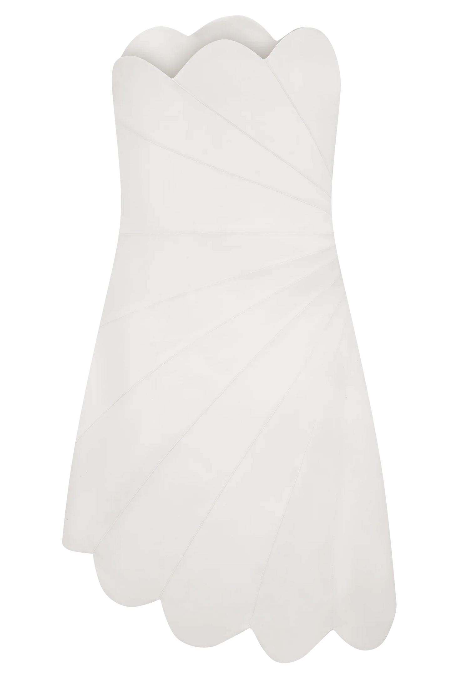 Atenea Satin Mini Dress White