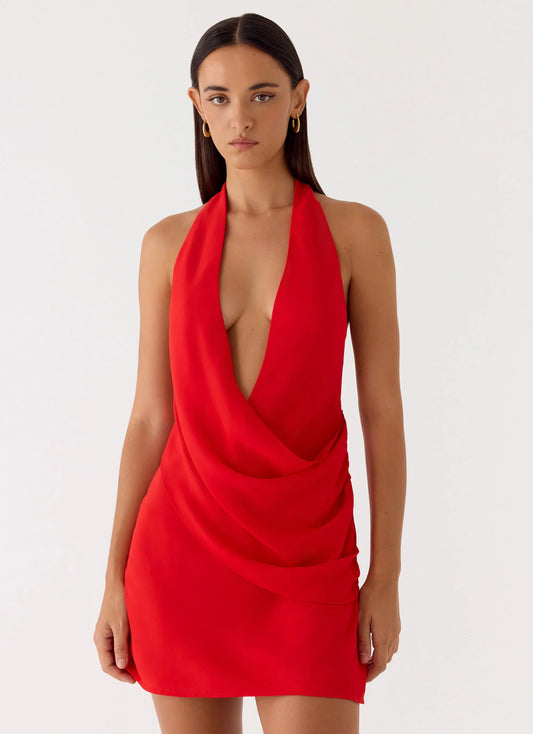 Calanbra Mini Dress Red
