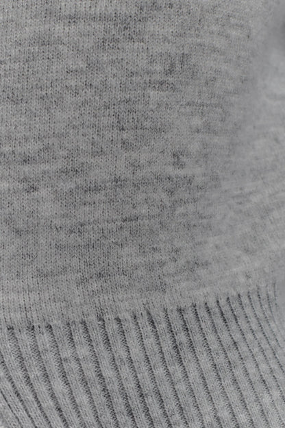 Alexia Buttoned Oversized Cardigan Grey Marle