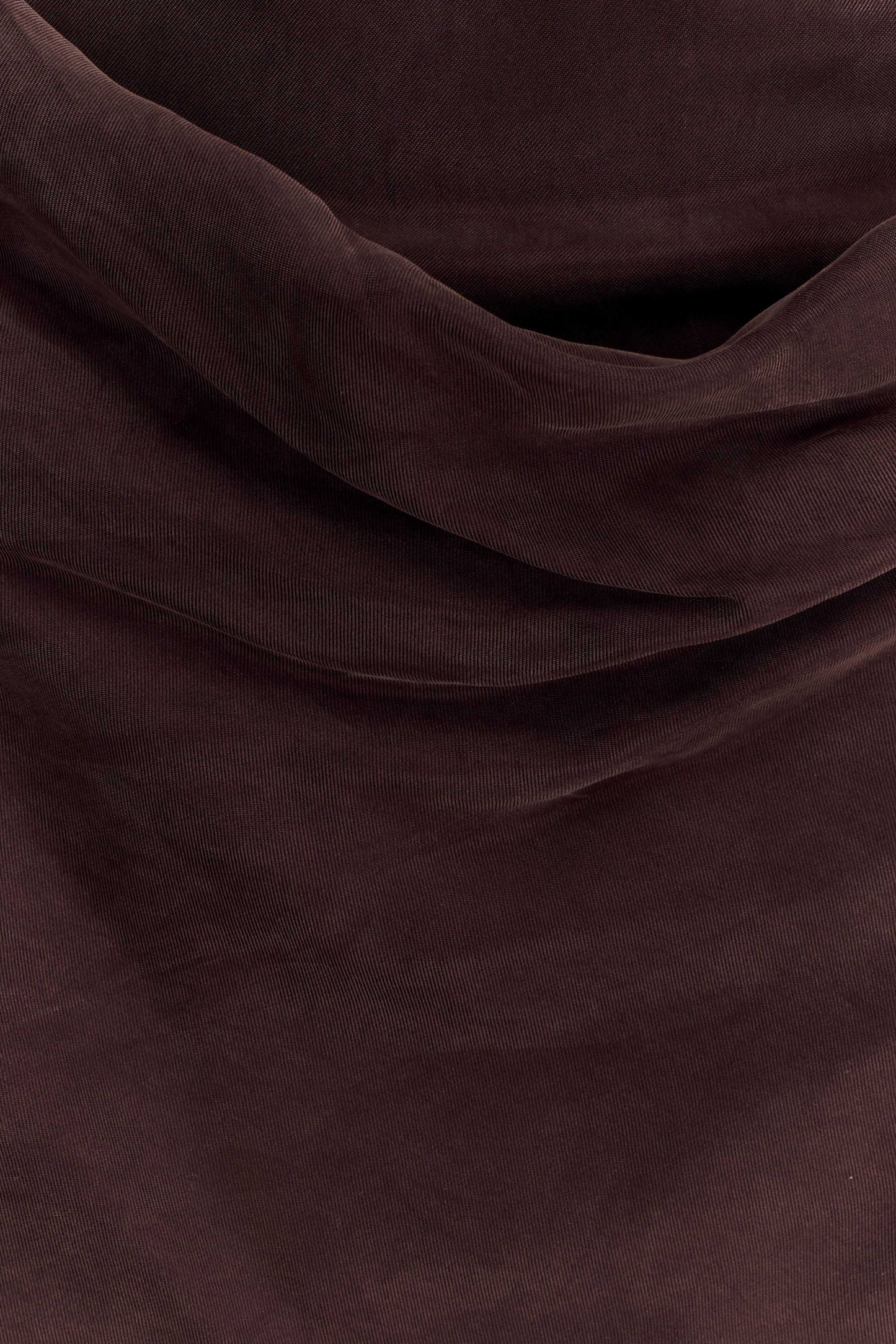 Bexley Draped Mini Dress Dark Chocolate