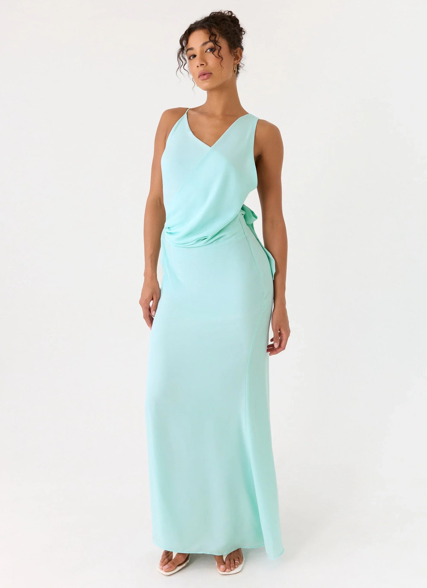 Analia Maxi Dress Aqua