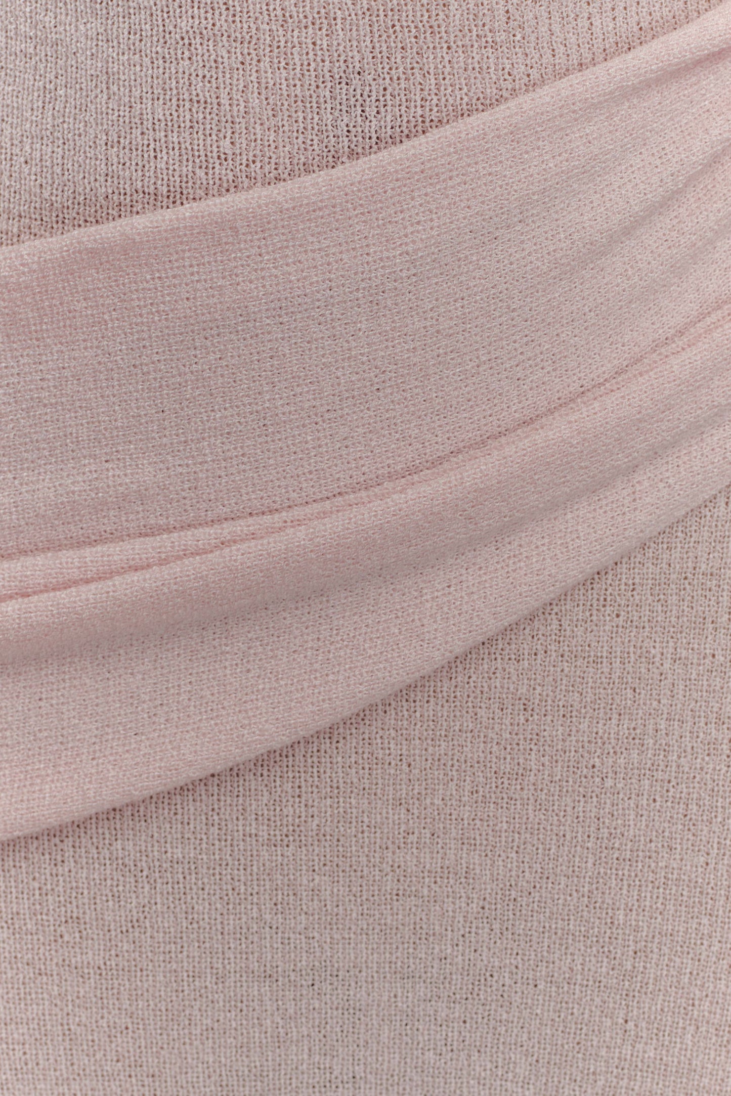 Alexius One Shoulder Knit Maxi Dress Dusty Pink