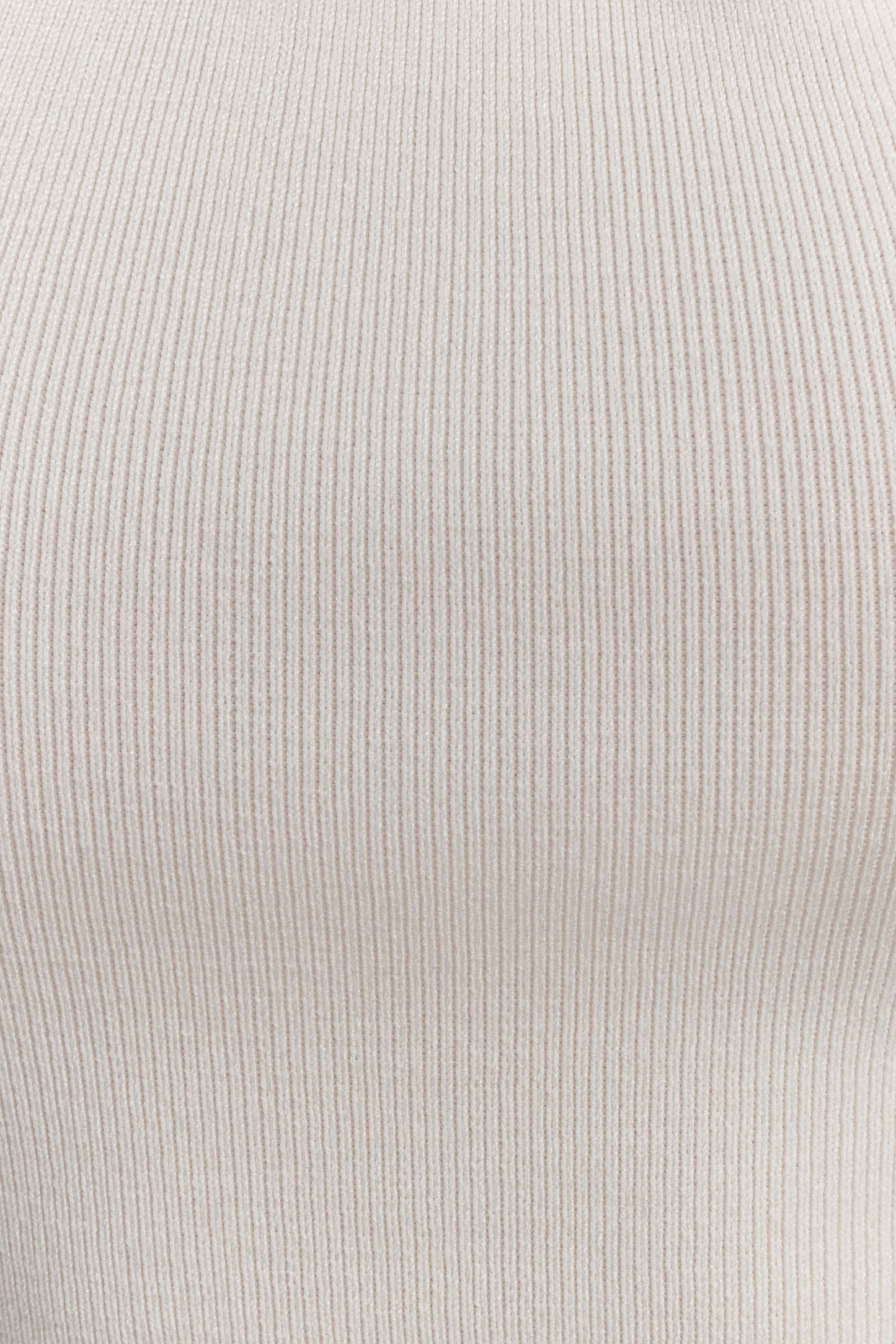 Angelika Twist Front Knit Top Ivory