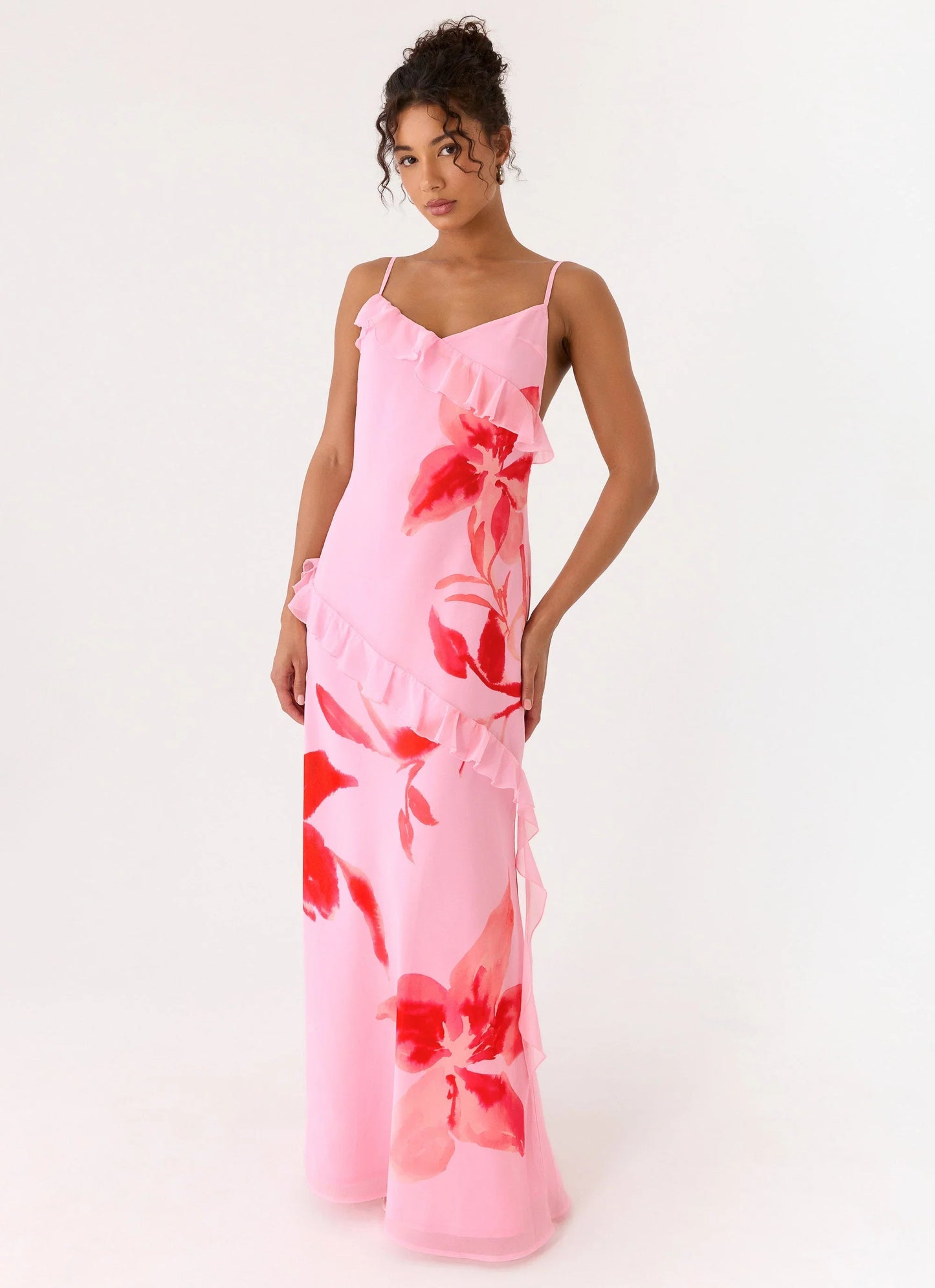 Ayesha Maxi Dress Pink Petal
