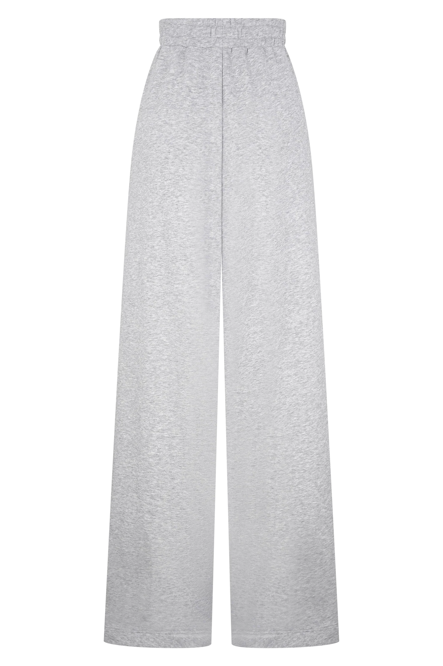 Aspen Gathered Wide Leg Jogger Light Grey Marle