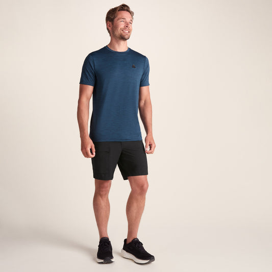 Activate Mens Performance Ripstop Shorts - Black