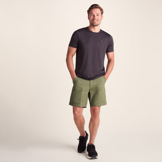 Activate Mens Performance Ripstop Shorts - Forage Green