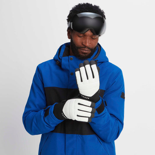 Adventure Waterproof Insulated Ski Gloves - Optic White