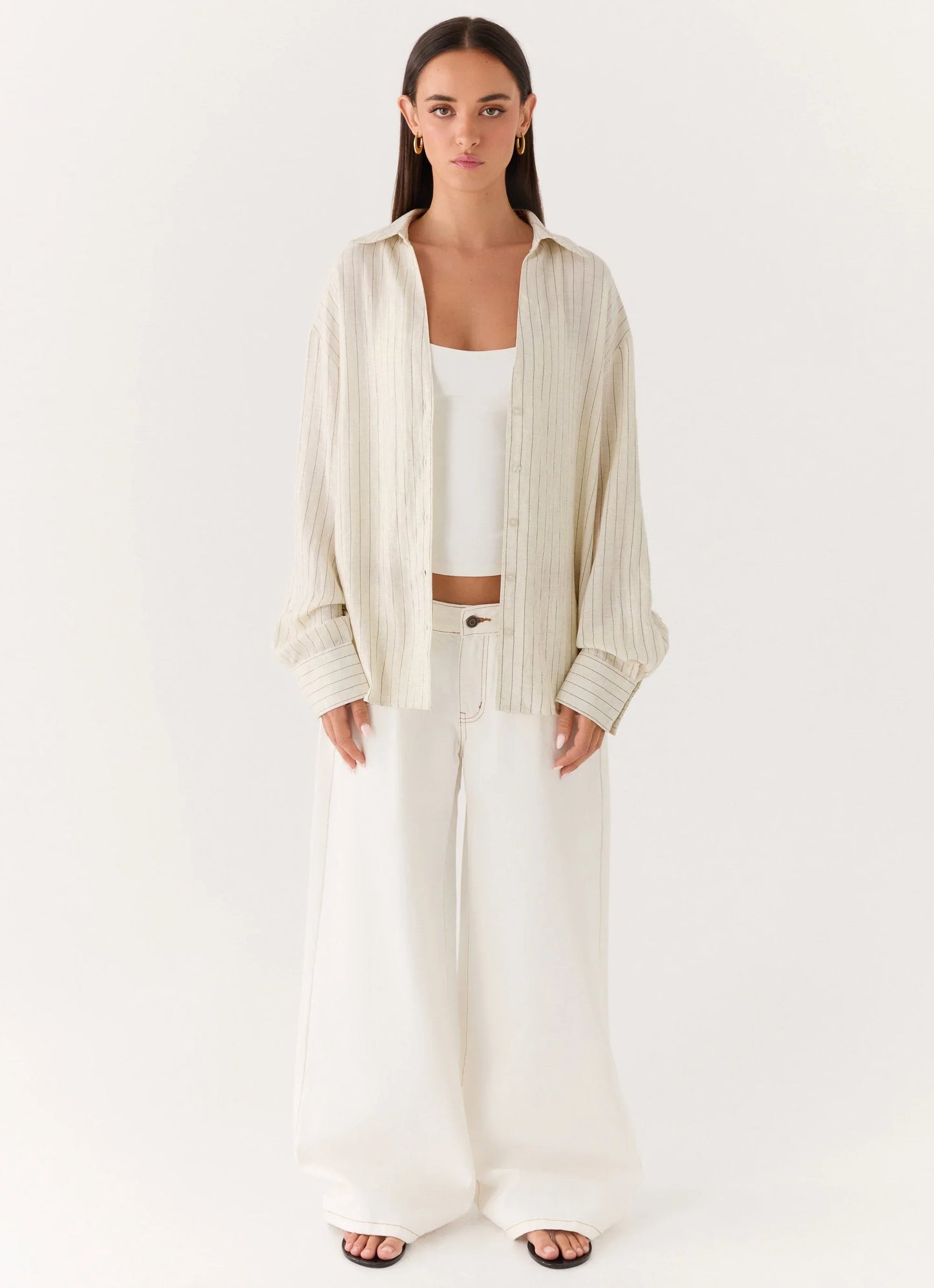 Alessio Shirt Desert Stripe