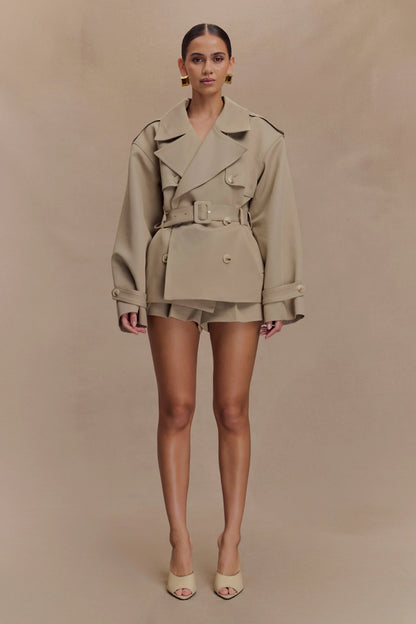 Alden High Waisted Short Pebble