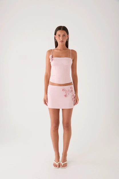 Ayella Bustier Top - Pink