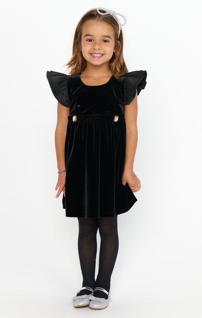 The Paris Dress ~ Black Velvet