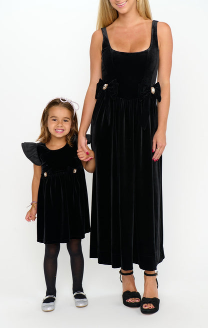 The Paris Dress ~ Black Velvet