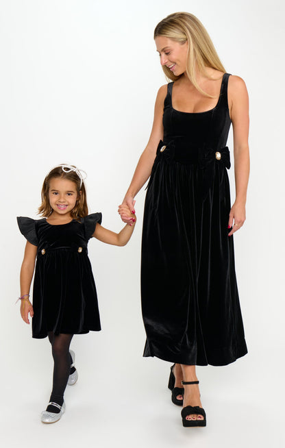 The Paris Dress ~ Black Velvet