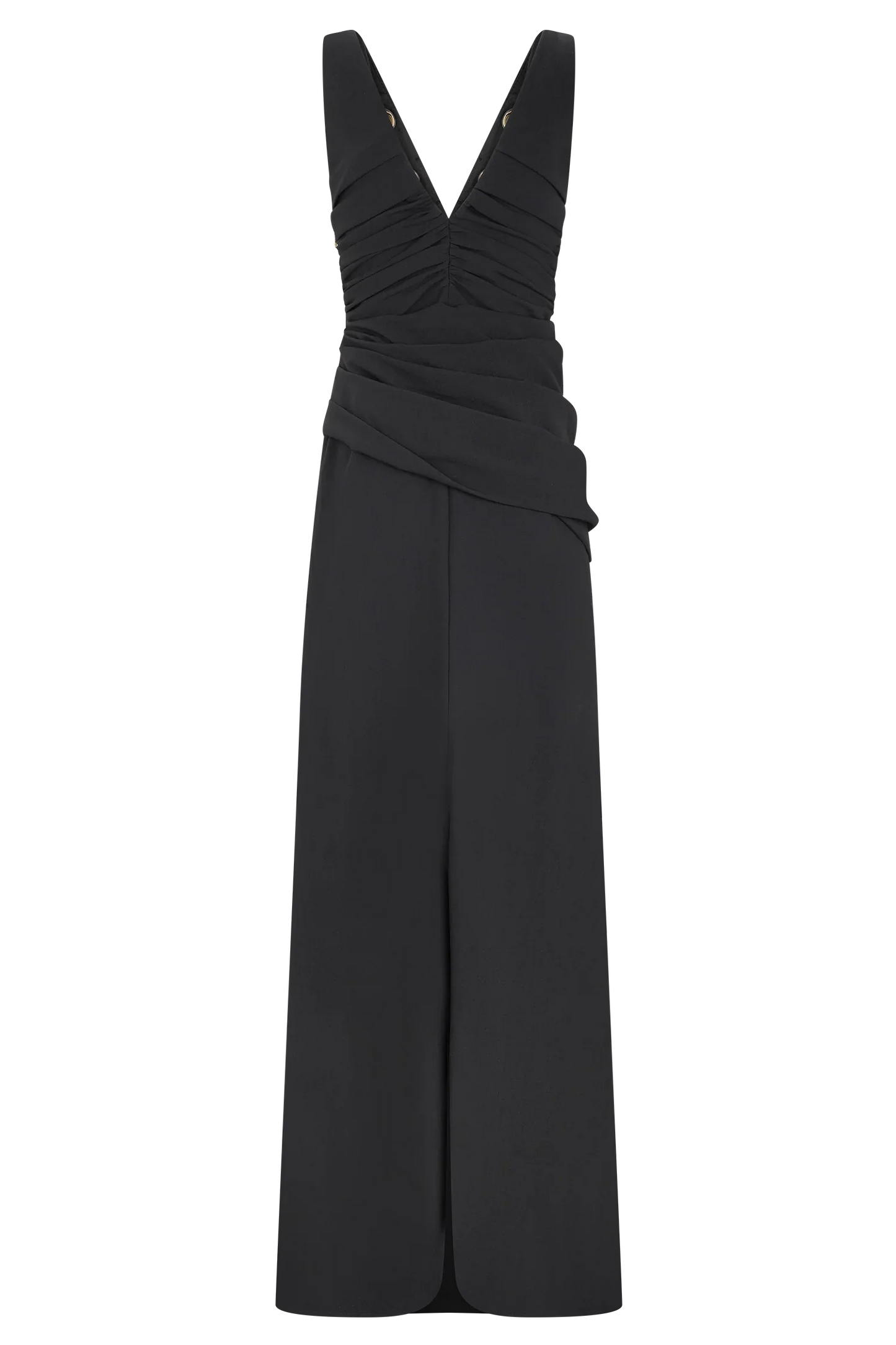 Axton Low Neck Maxi Dress Black