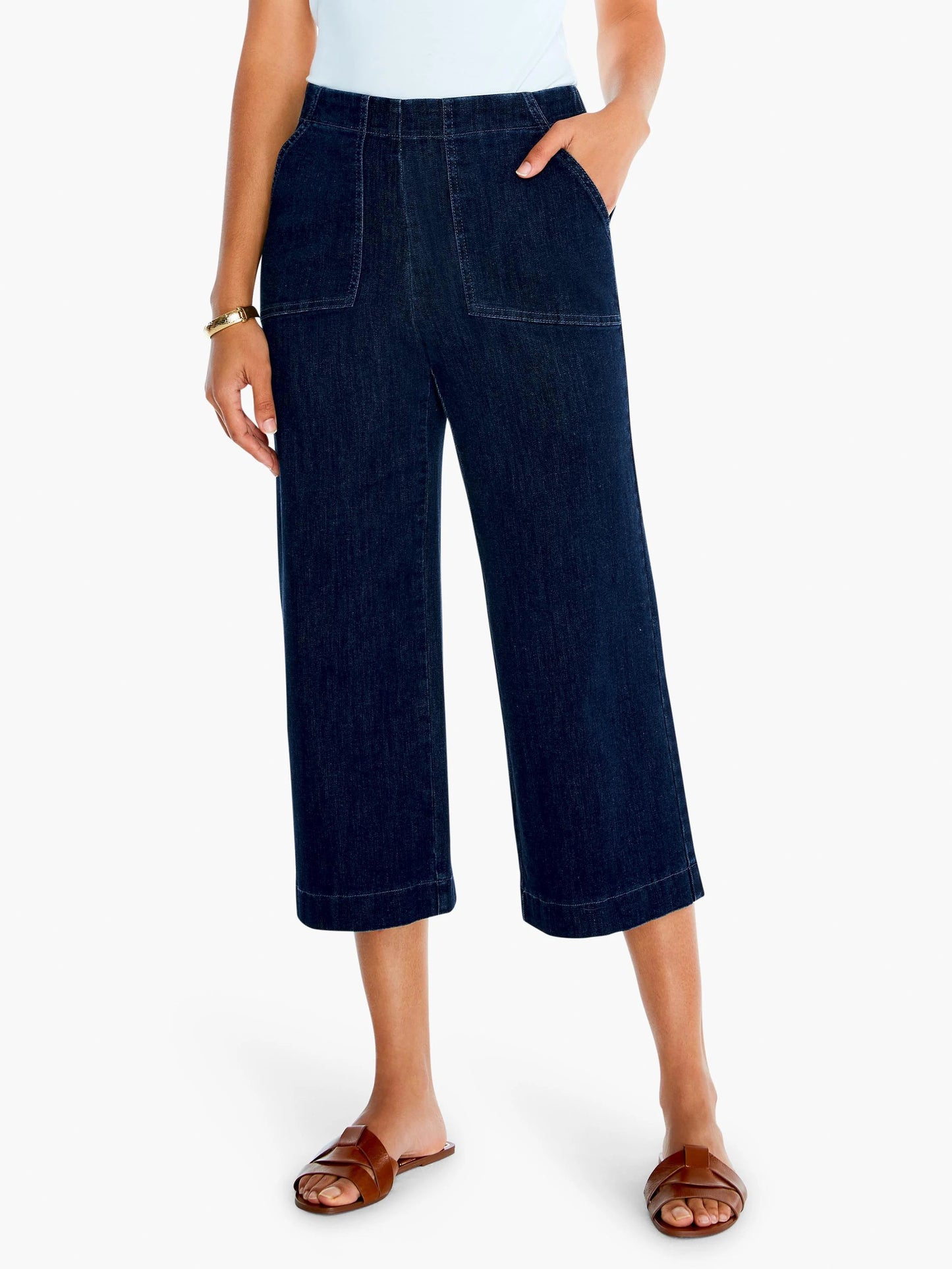 All Day Wide-Leg Crop Jean