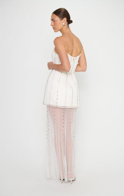 Victoria Maxi Skirt ~ Beloved Embellished Mesh