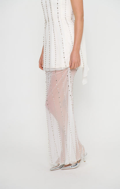 Victoria Maxi Skirt ~ Beloved Embellished Mesh