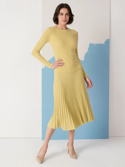 Ribbed Sweater Skirt