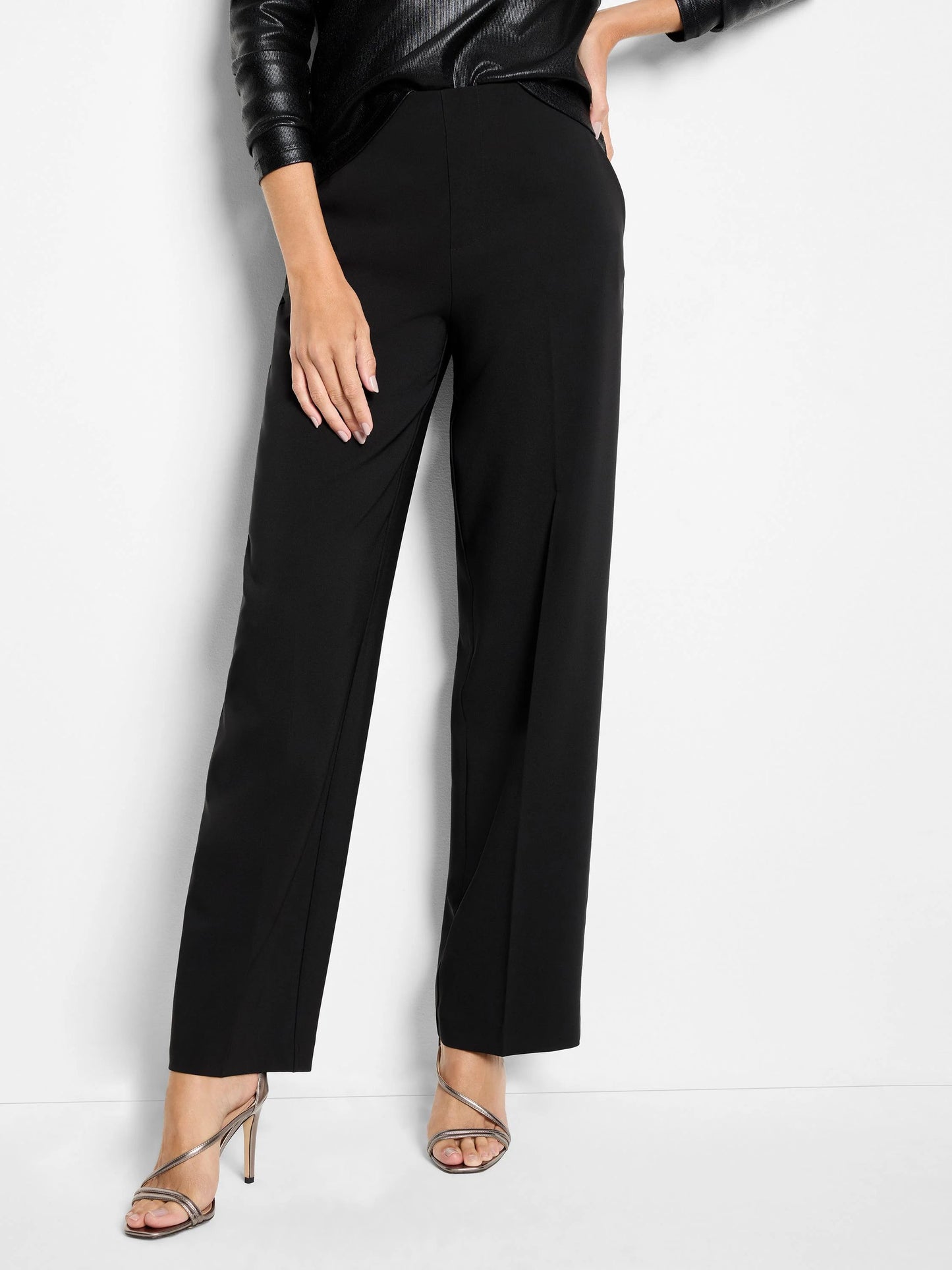 Lenox Wide Leg Sleek Stretch Pant