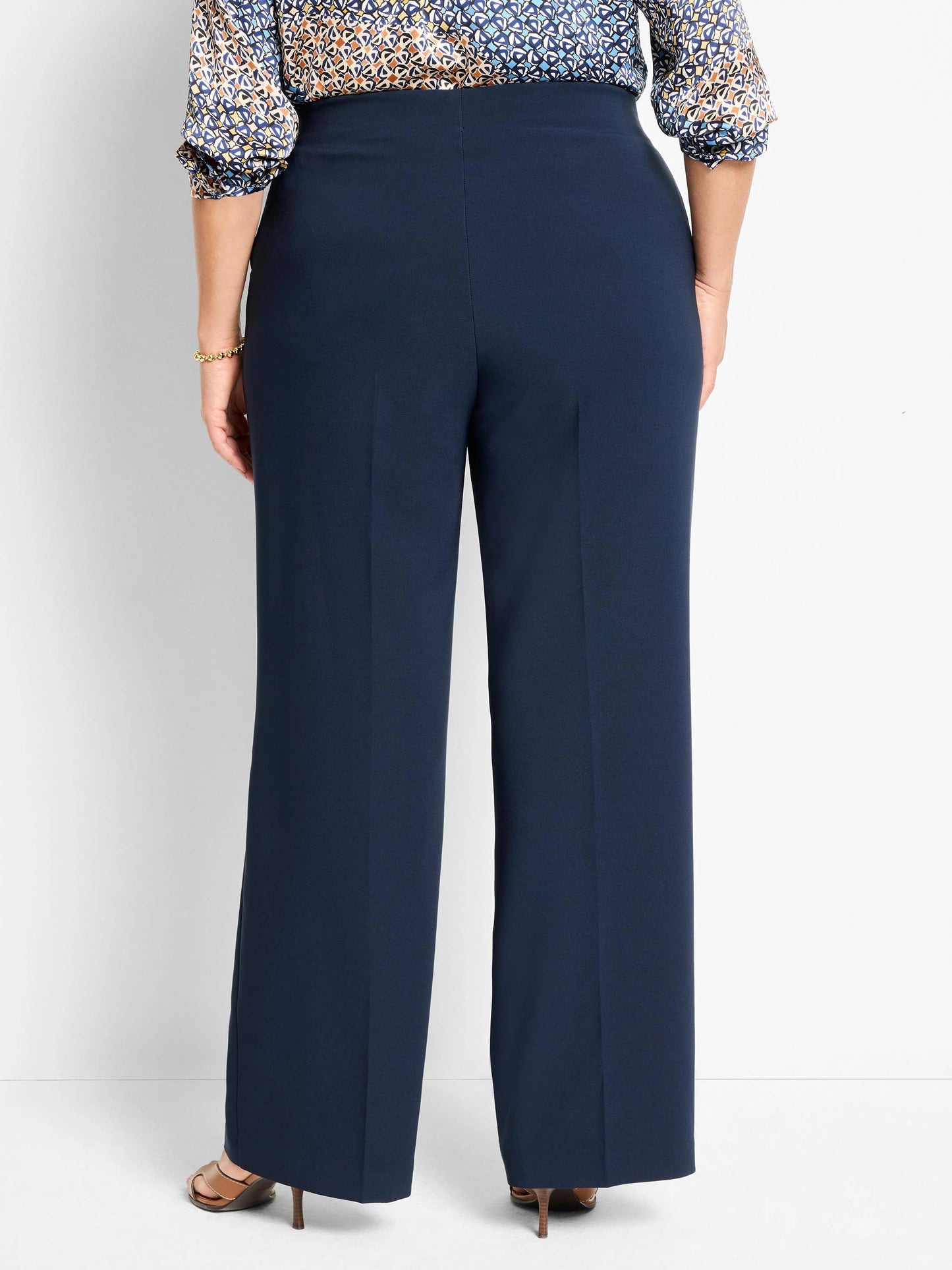 Lenox Wide Leg Sleek Stretch Pant
