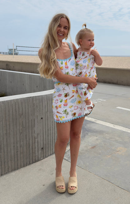 Lola Smocked Dress ~ Seaside Treasures