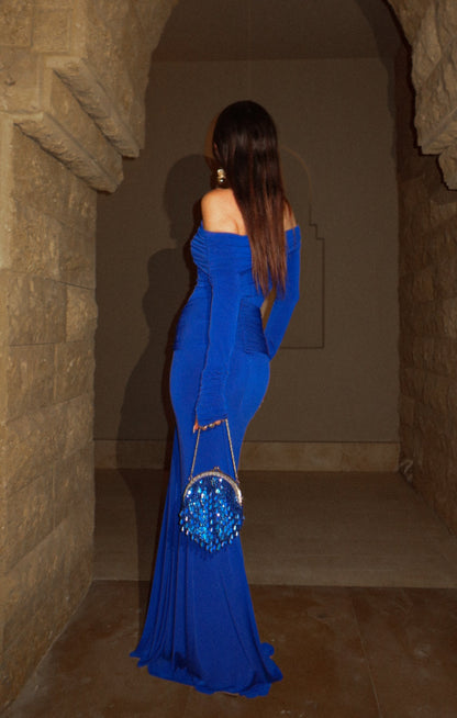 Vanessa Maxi Dress ~ Cobalt