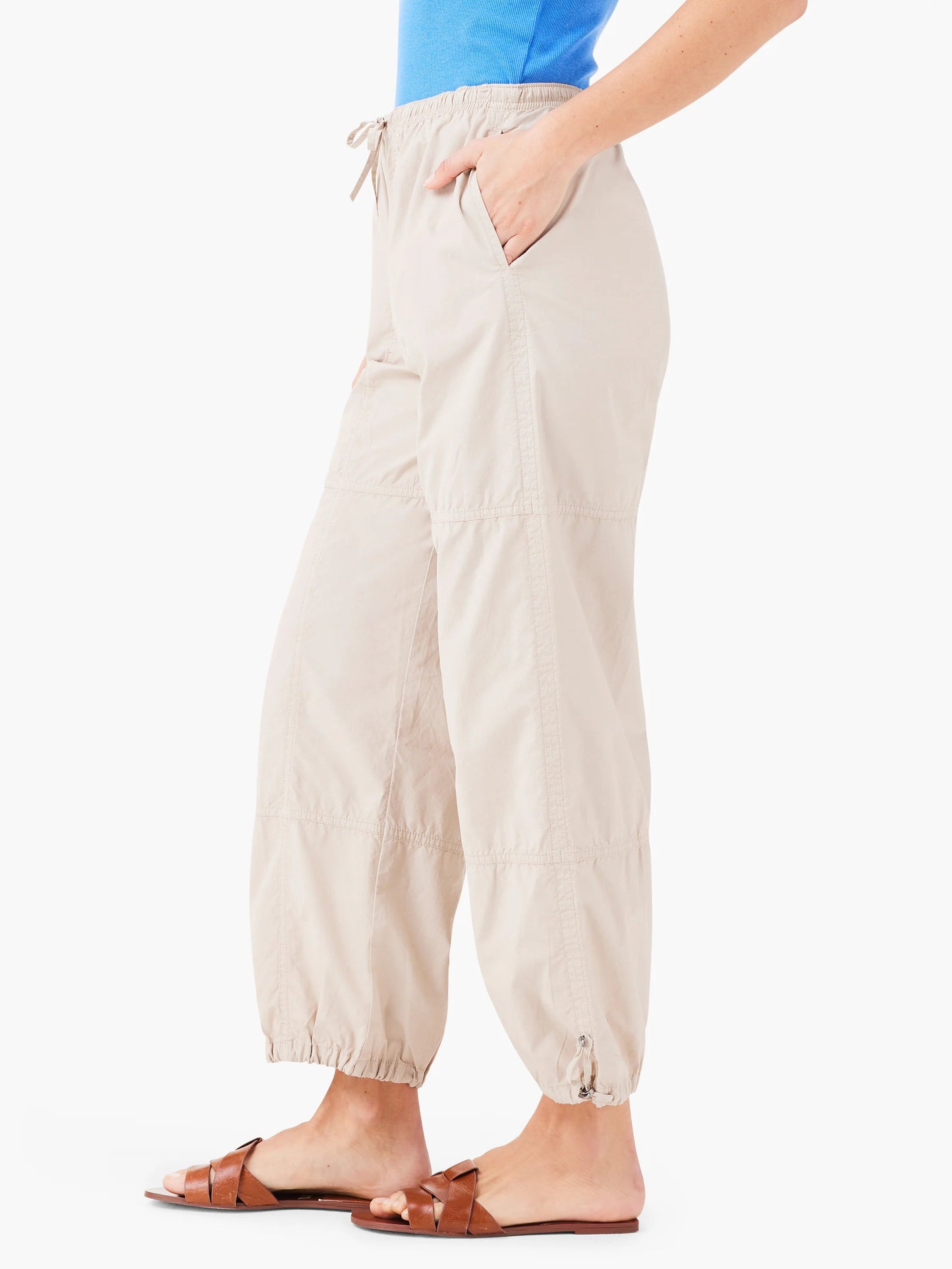Poplin Parachute Ankle Pant