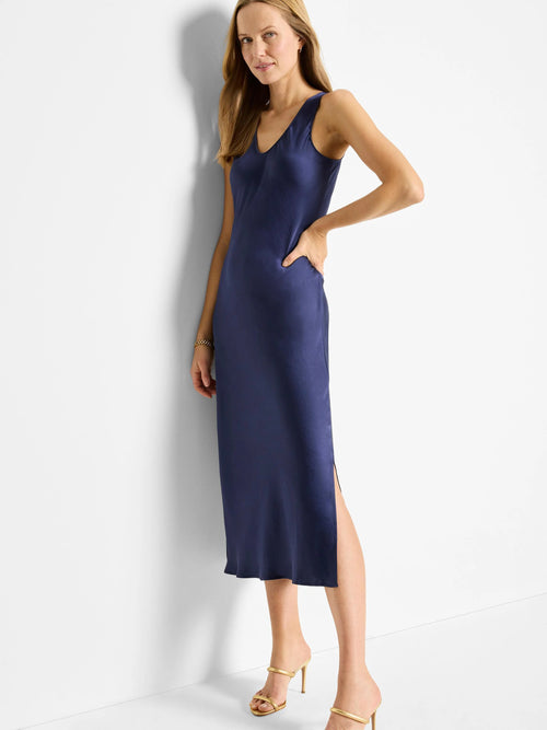 Day Gloss Bias Cut Tank Dress
