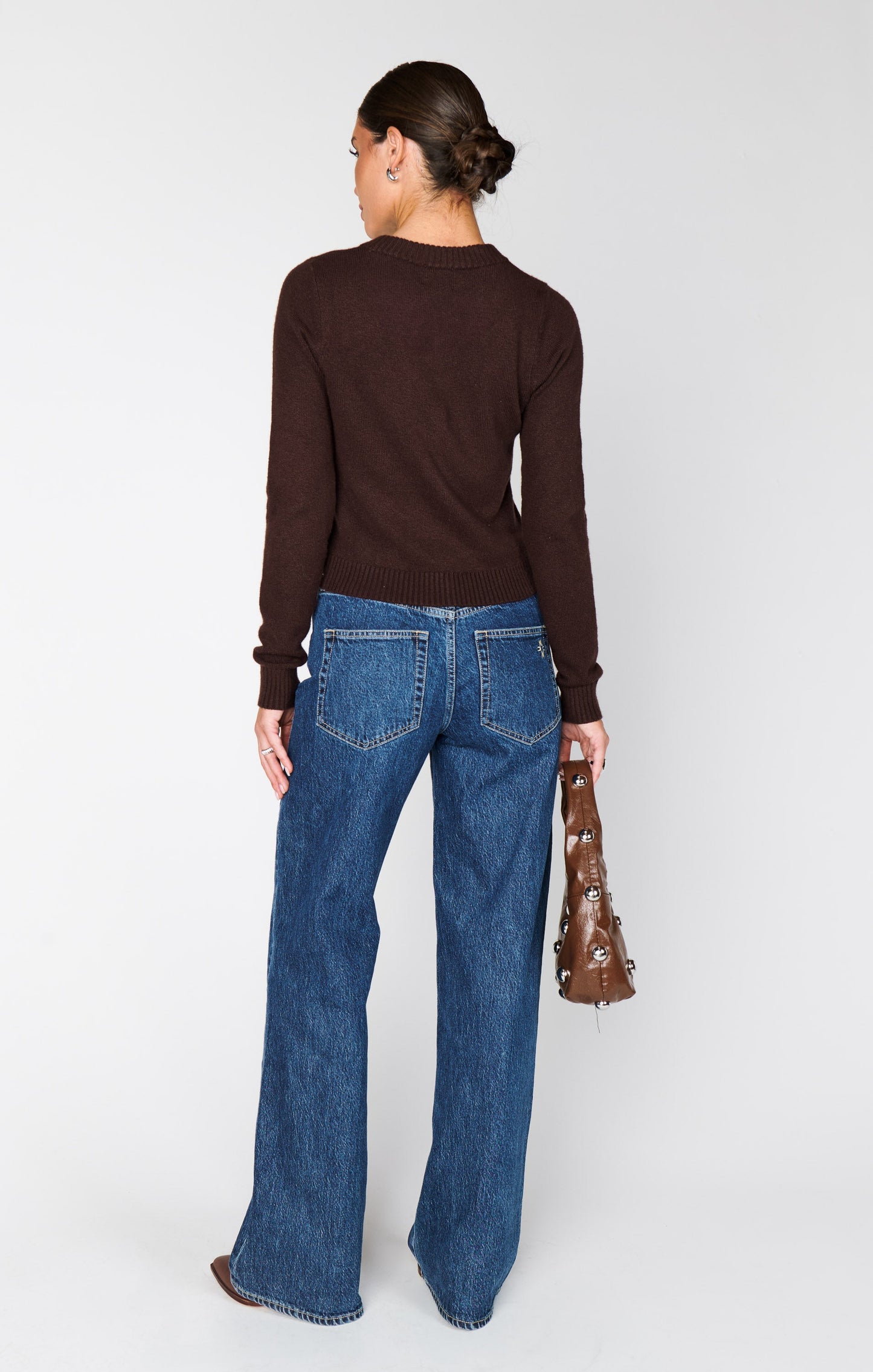 Tuck in Sweater ~ Mocha Knit