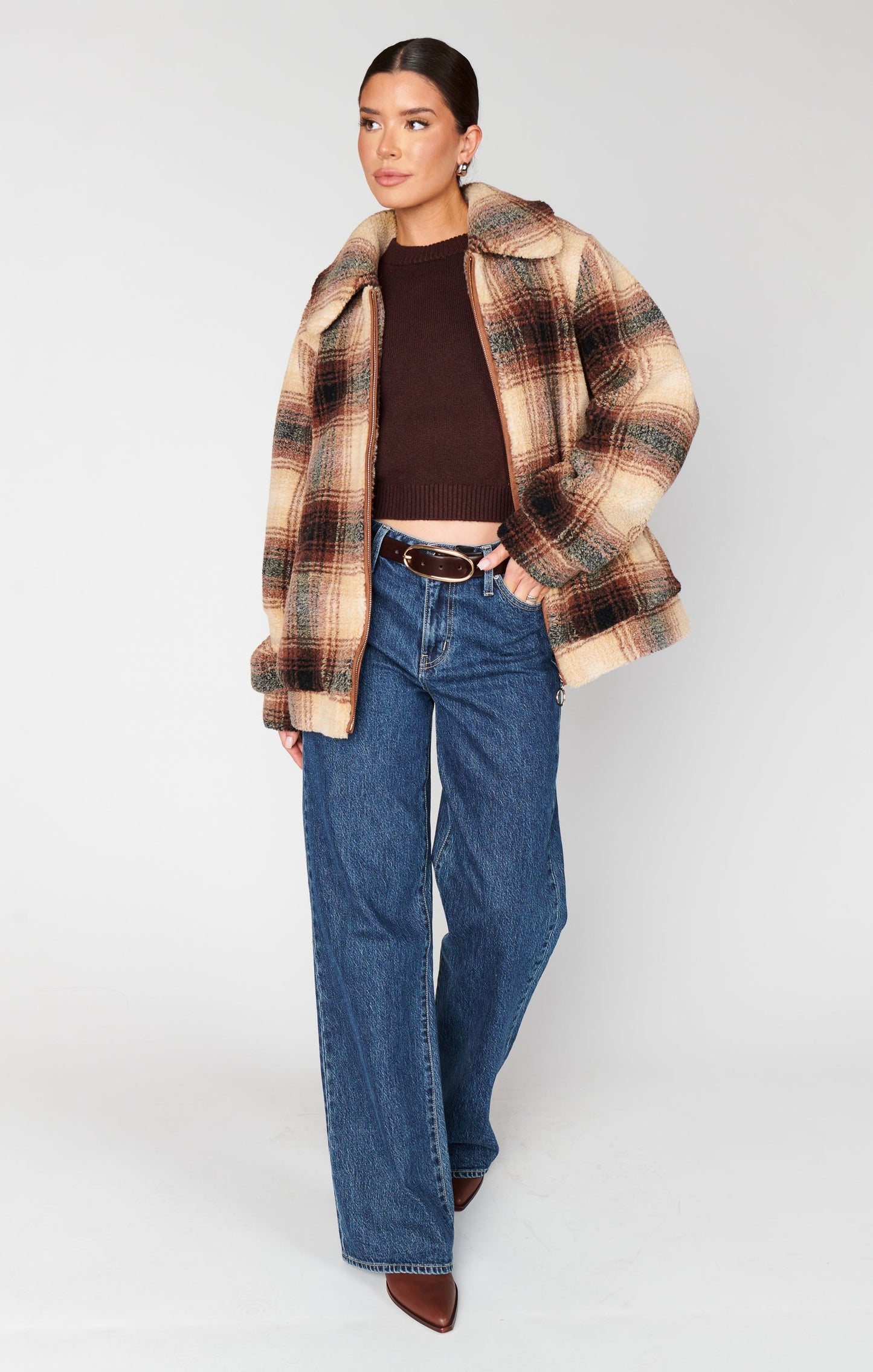 Tuck in Sweater ~ Mocha Knit