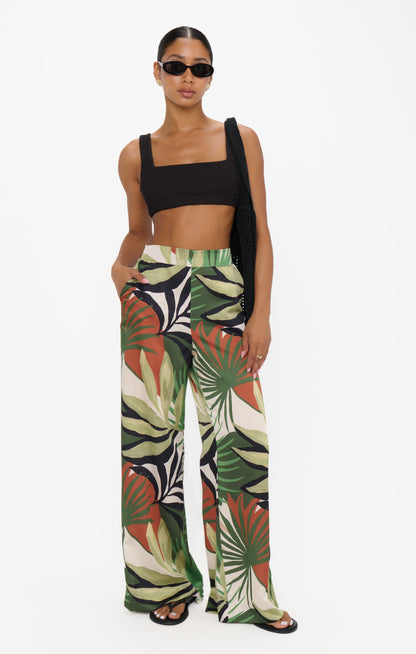 Vince Pants ~ Caribbean Palms
