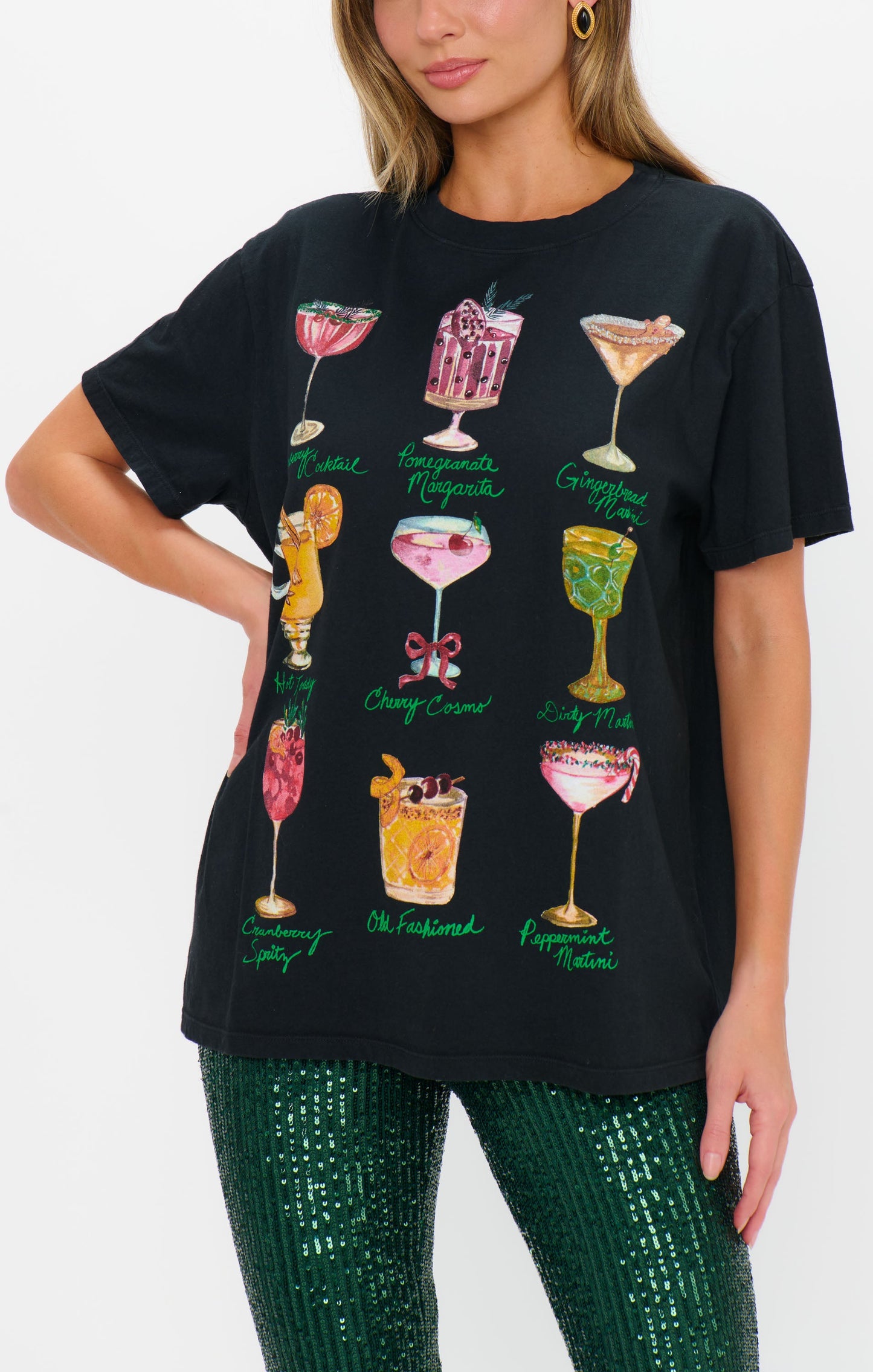 Travis Tee ~ Cocktails Graphic
