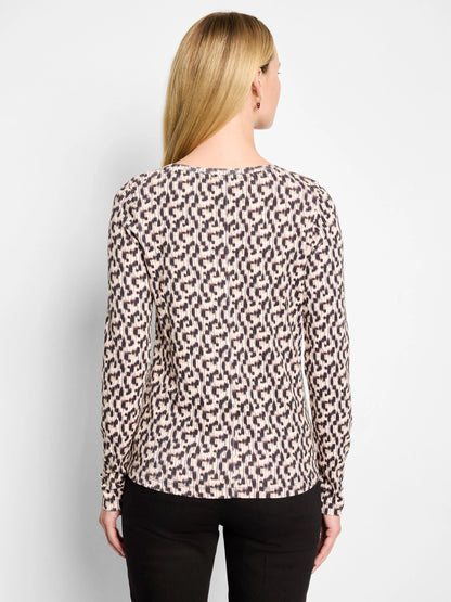NZT Long Sleeve Printed Boat Tee