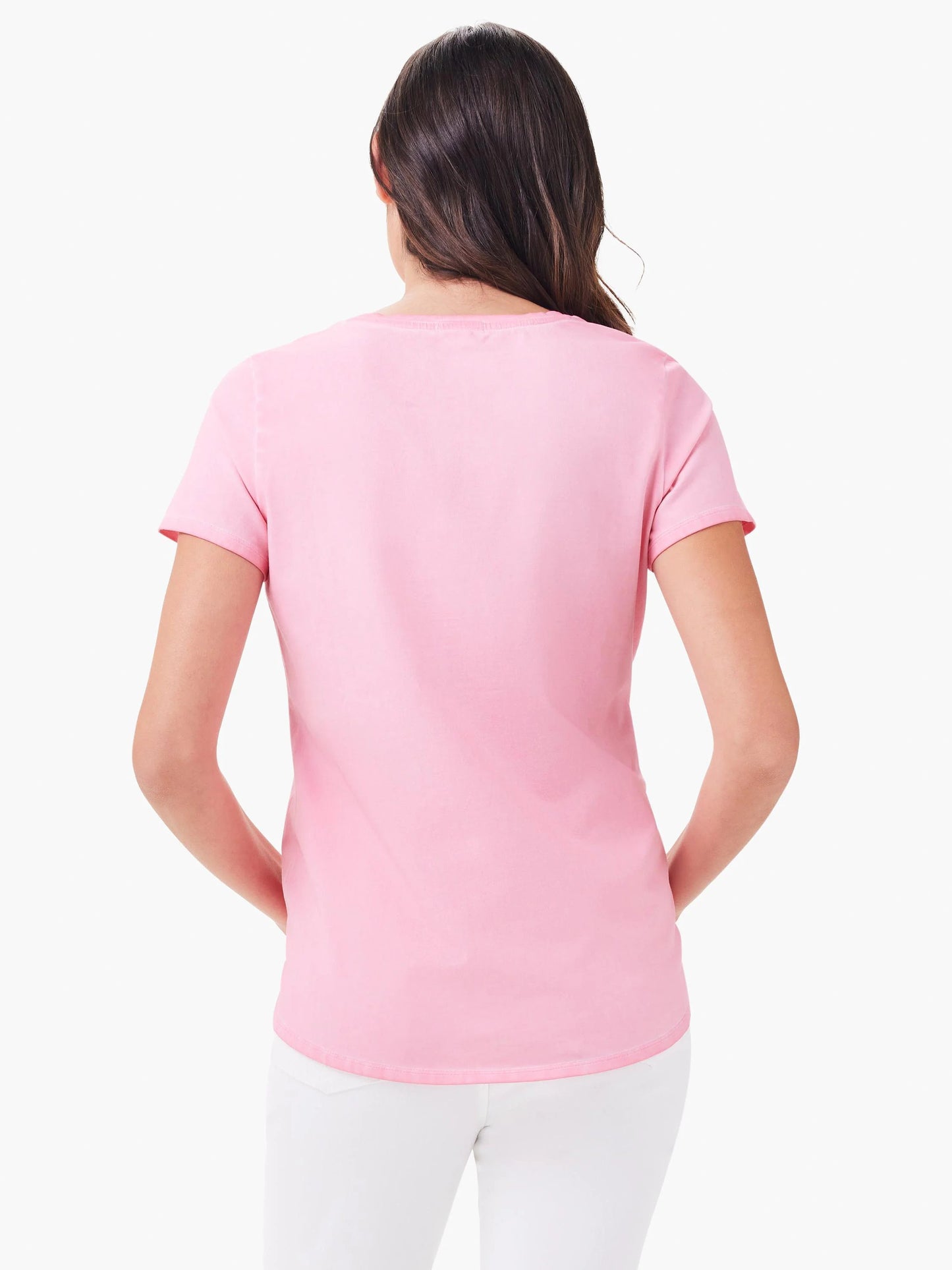 NZT Short Sleeve Shirt Tail Crew Tee