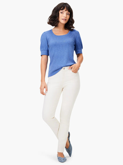 NZT Elbow Sleeve Scoop Neck Tee