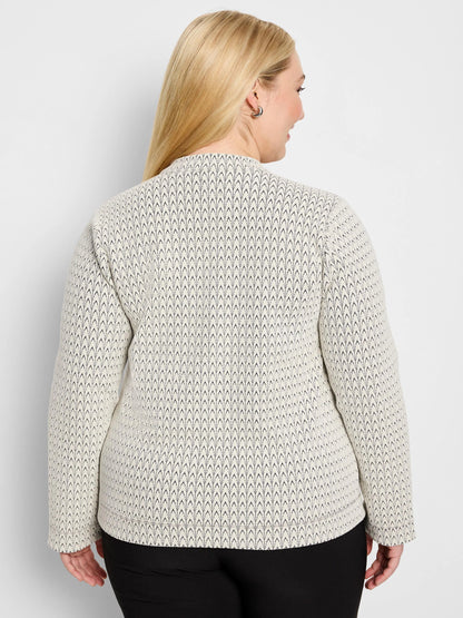 Subtle Swirl Knit Top