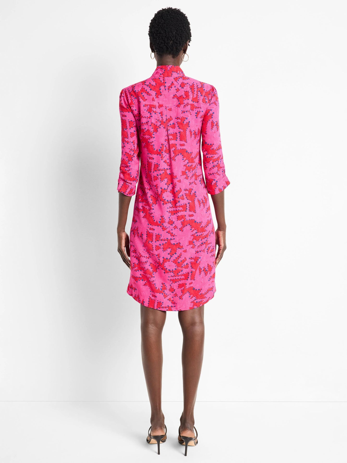 Clashy Petals Ruffled Up Dress