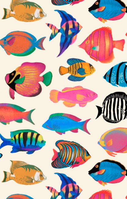 Lil Button Up Shirt ~ Rainbow Reef