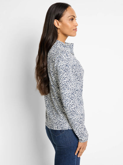 Animal Instinct Drape Neck Top